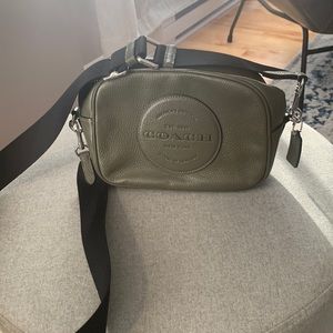 Green Coach crossbody bag. Brand new. Used once!